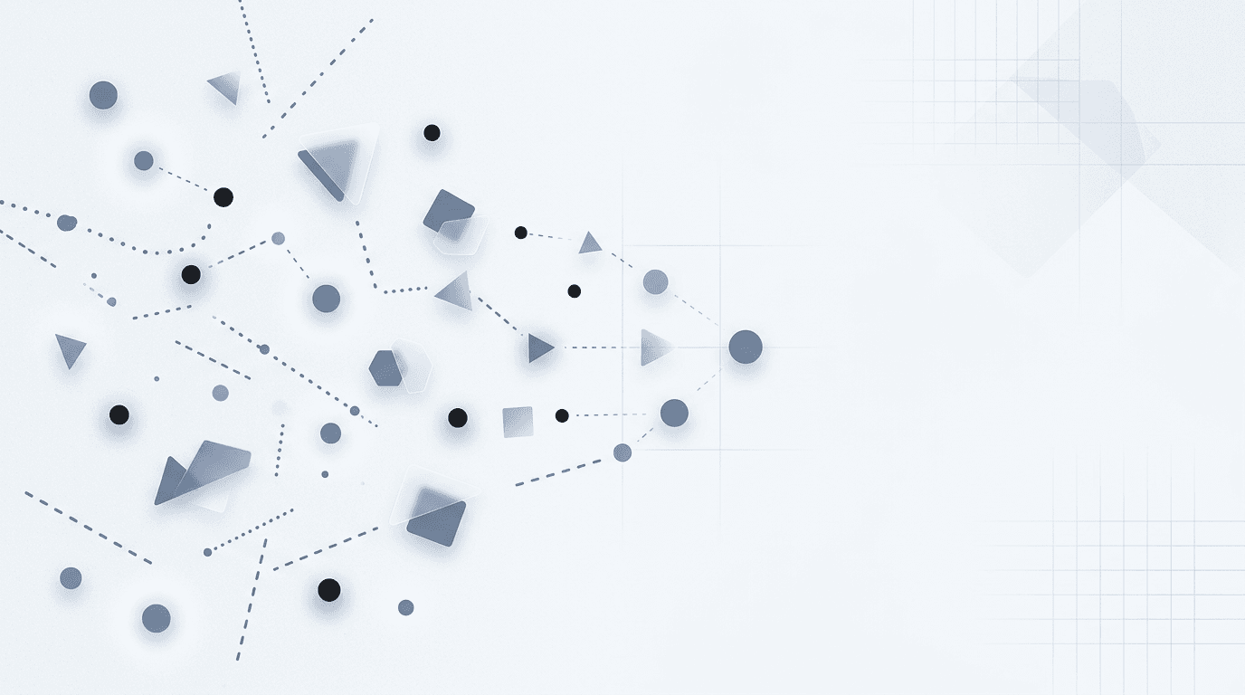 Abstract visualization of fragmented enterprise data